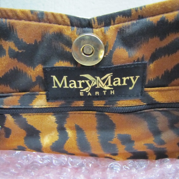 Mary Mary Earth Flowered Handbag Purse - Picture 4 of 6